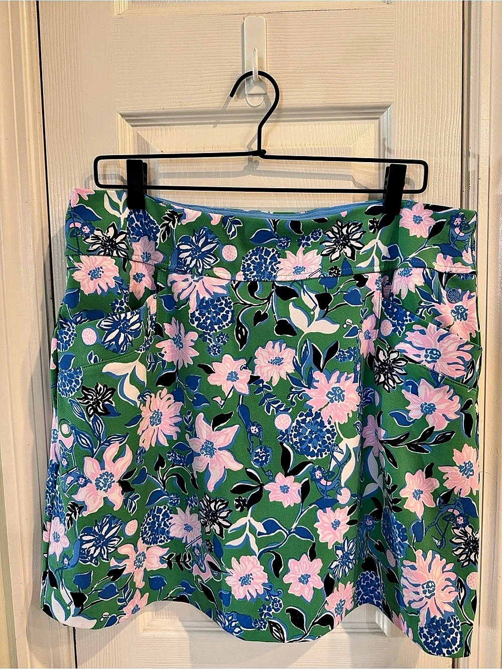 Lilly Pulitzer green and blue Skort